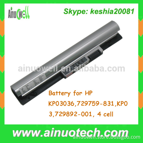 6 Cell Laptop Battery for HP KP03036 729759-831 KP03 729892-001 4 cell Replacement Battery